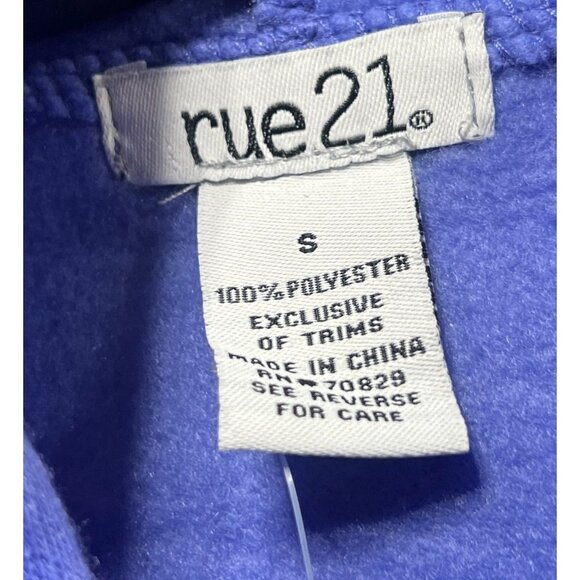 Rue 21 - Men's Long Sleeve Hooded Sweatshirt - Purple - Small - Picture 9 of 14